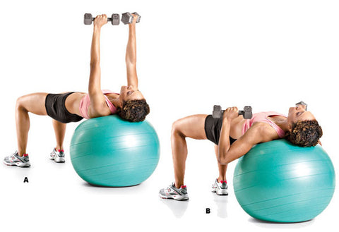 Chest Press On Stability Ball