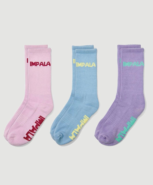 IMPALA - Pastel 3-Pack Socks