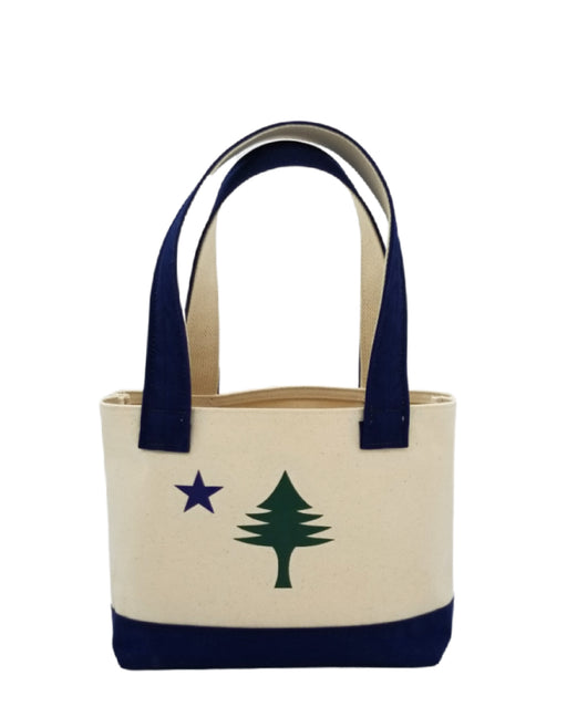 Rogue's Red Striped Large Tote Bag - Navy — ROGUE LIFE MAINE