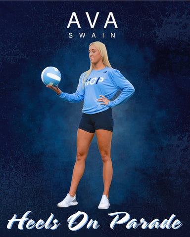 Ava Swain, volleyball player signs with Heels On Parade