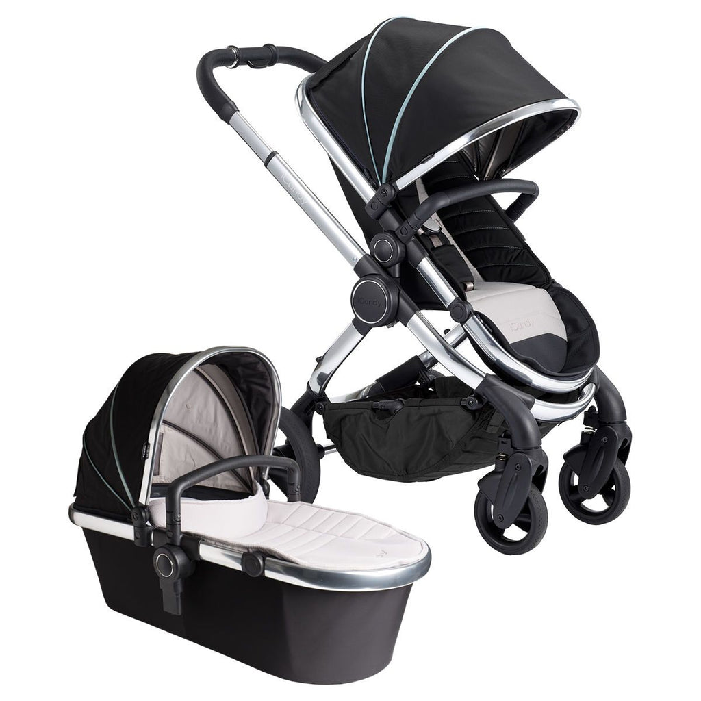 icandy peach double carrycot and seat