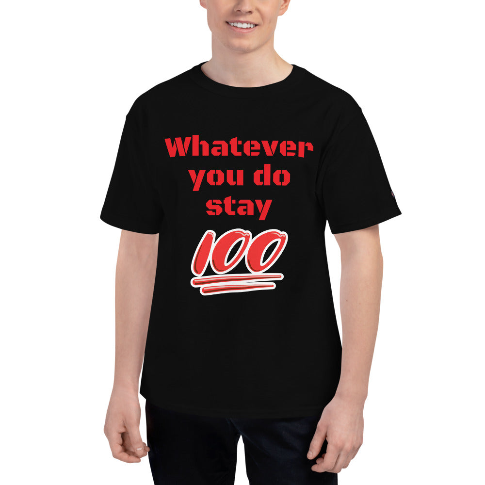 champion 100 t shirt