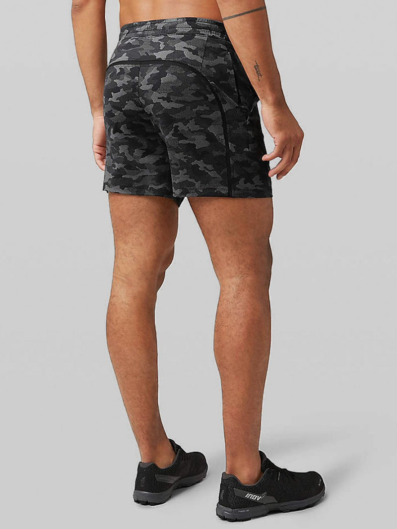 black camo lululemon shorts