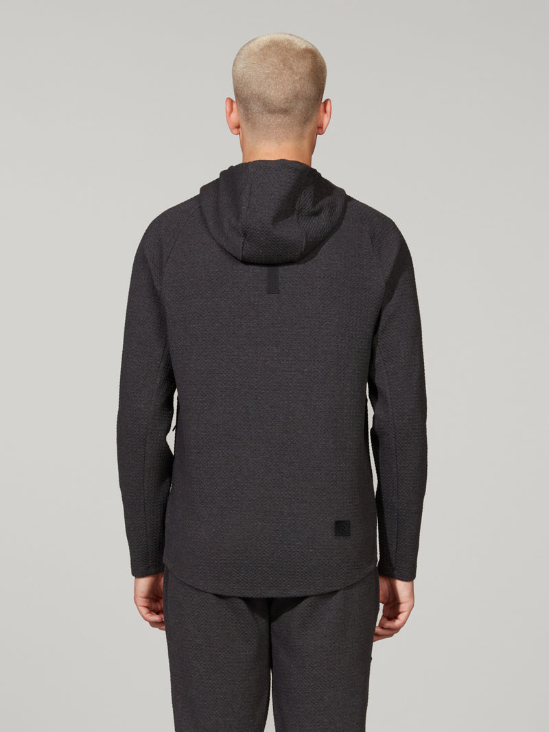 LULULEMON HEATHERED BLACK AT EASE 