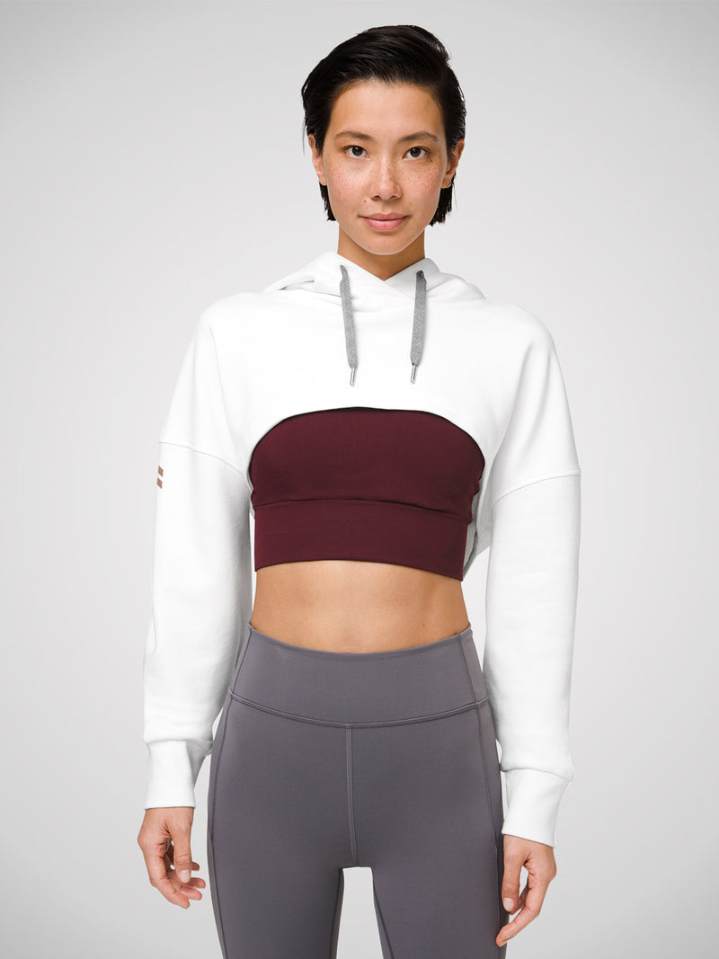 cropped lululemon hoodie