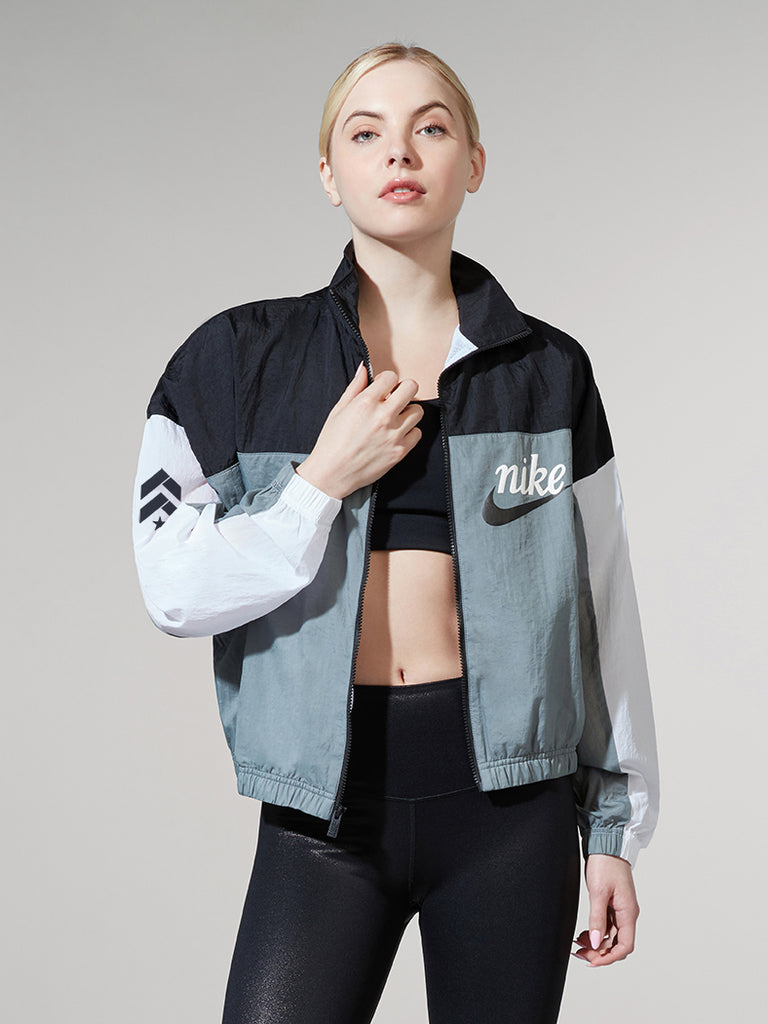 nike women's color block jacket