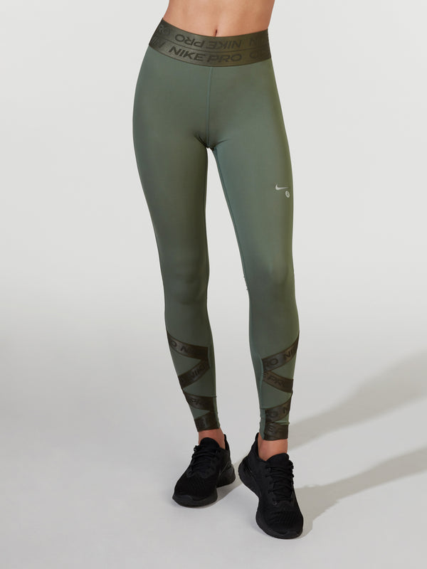 nike pro green leggings