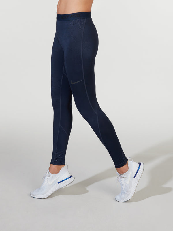 navy nike leggings womens