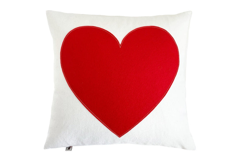 ws-Have a Heart Pillow - Red