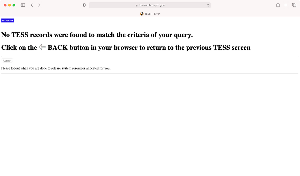 USPTO Trademark Search for McMans No Registrations July 9, 2022 USPTO Trademark Search for McMans No Registrations July 9, 2022