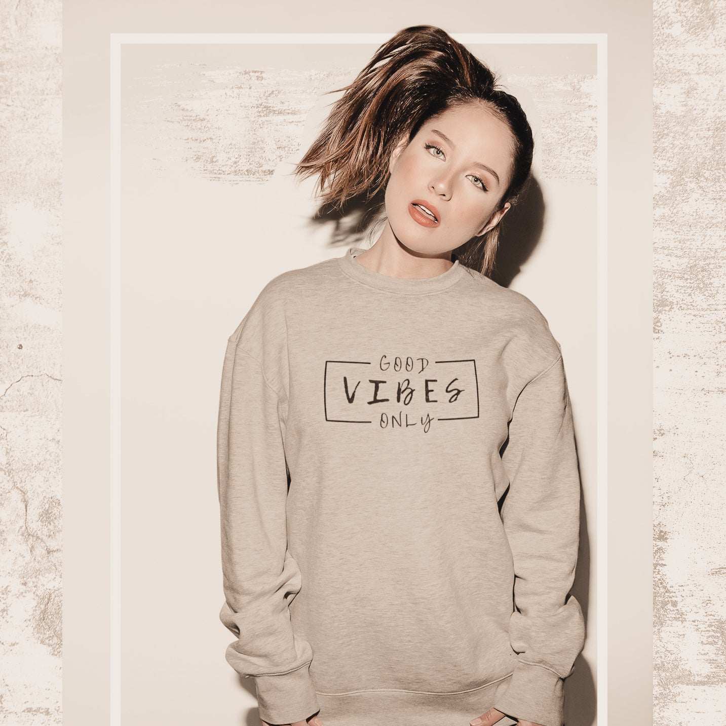 good vibes only sweater