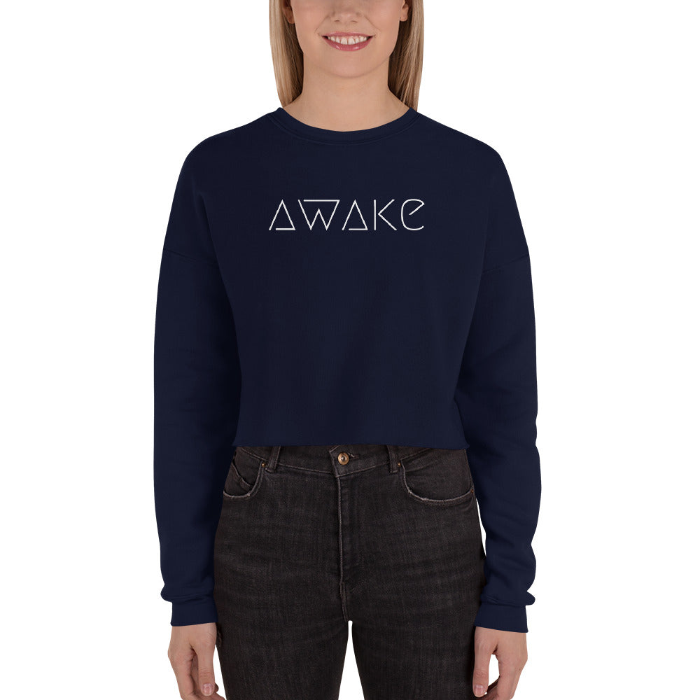 cropped graphic sweatshirt