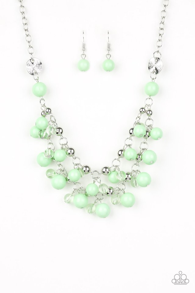 Seaside Soiree - Green - Paparazzi Necklace Image