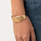 Off The Cuff Couture - Gold - Paparazzi Bracelet Image
