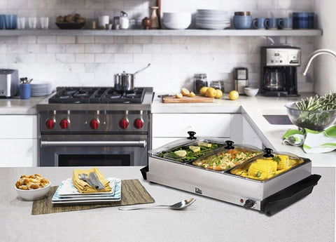 Chefman Electric Warming Tray with Adjustable Temperature Control