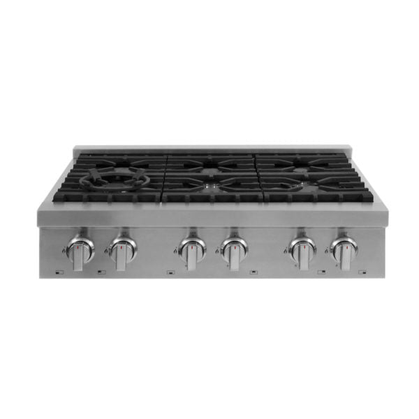 Cosmo Gas Cooktop In Stainless Steel With 6 Burners Cos Grt366 36