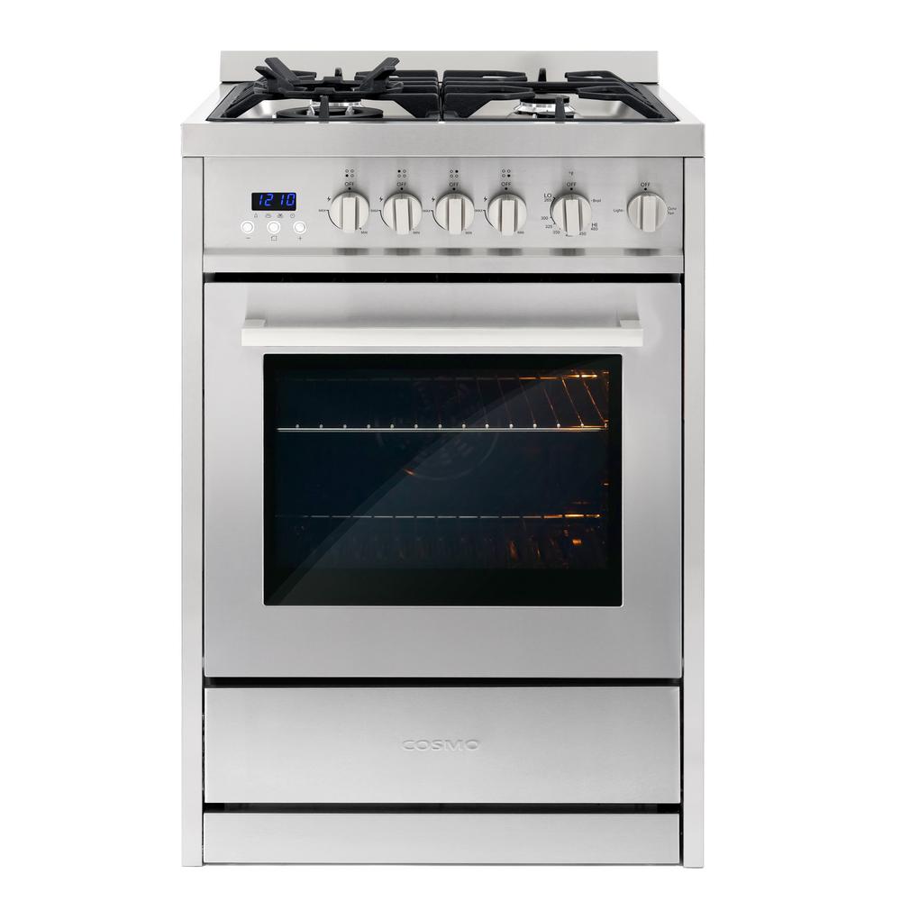 Cosmo 24 Gas Range Cos 244agc 24 W Convection America Best