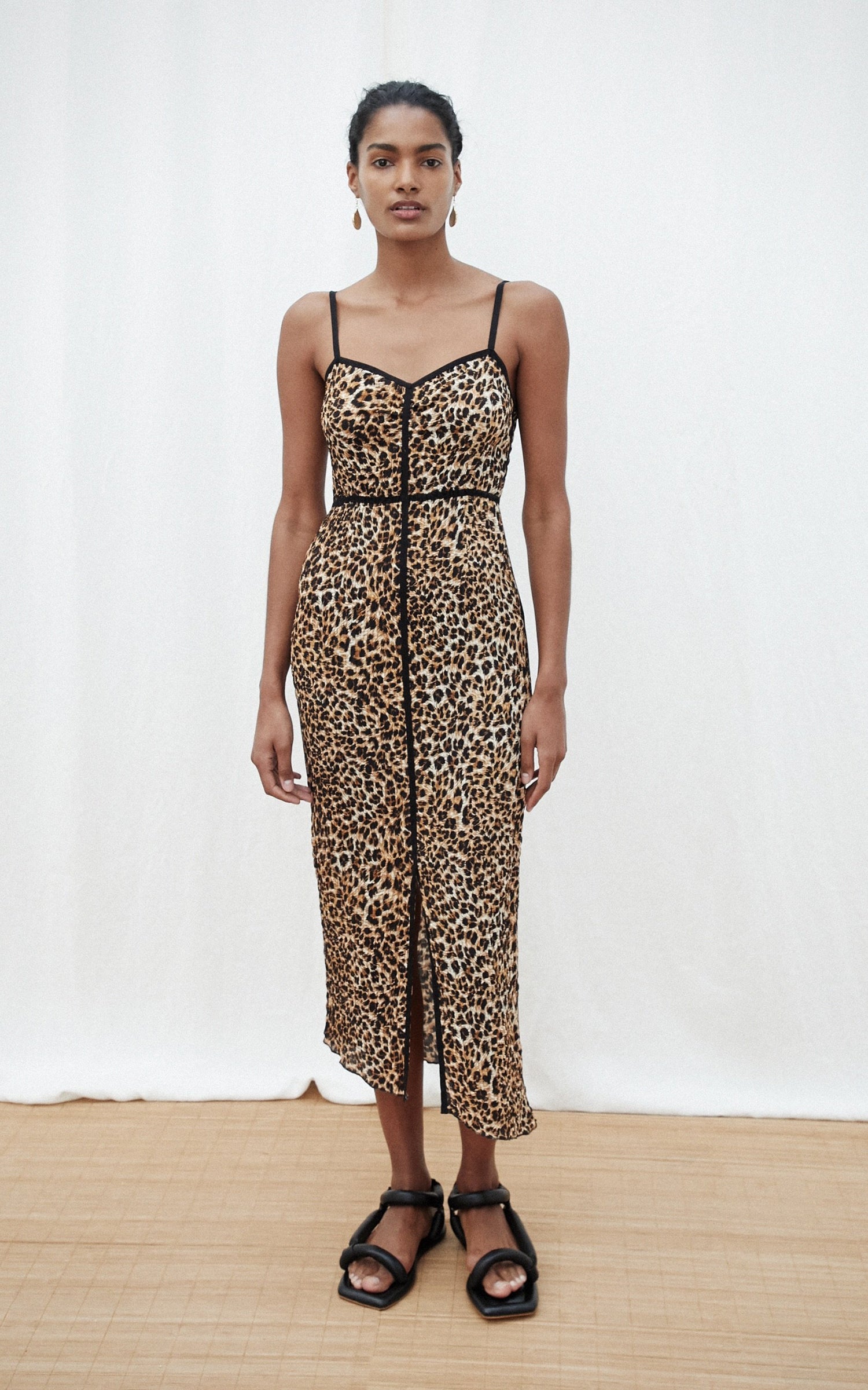 nanushka leopard dress