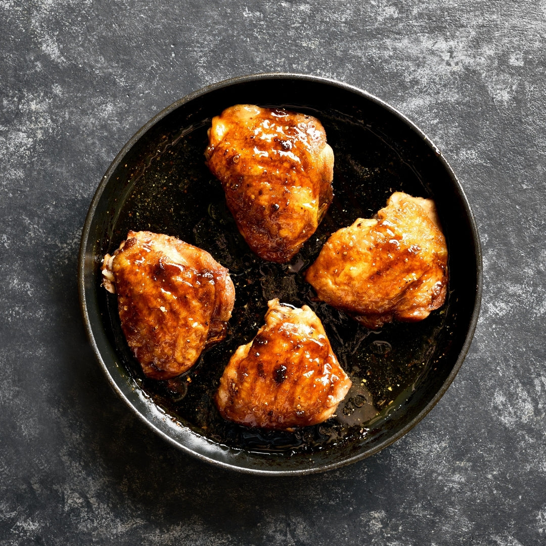 Astor Apiaries Honey and Soy Glazed Chicken Thighs