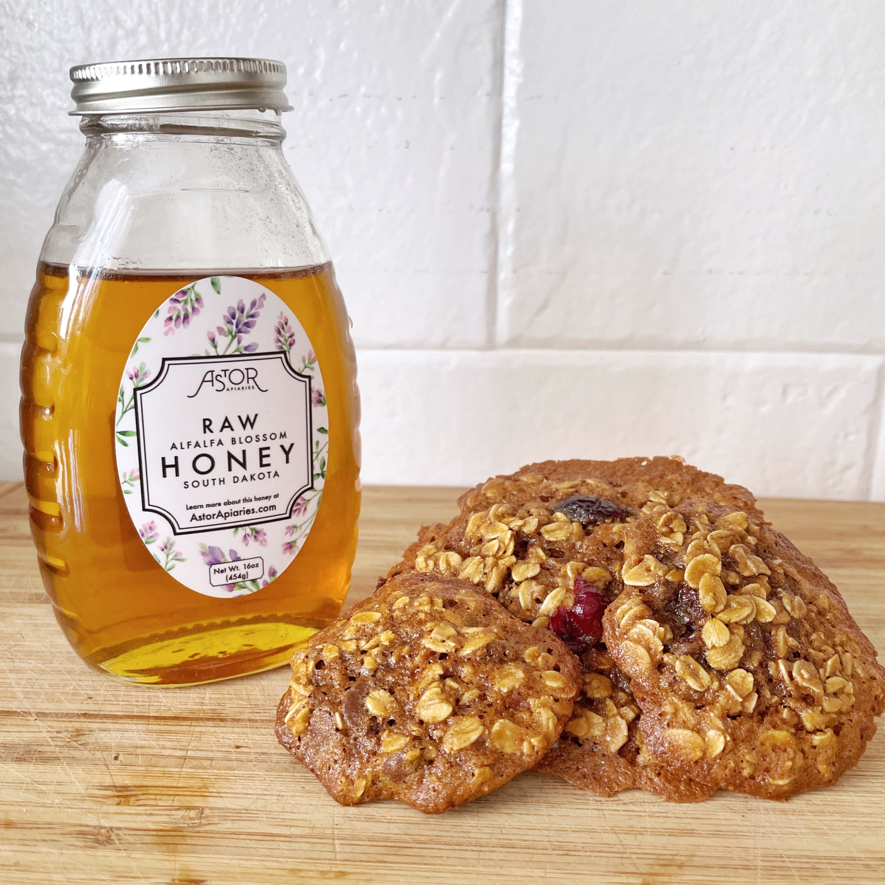 Astor Apiaries Oatmeal Honey Cookies