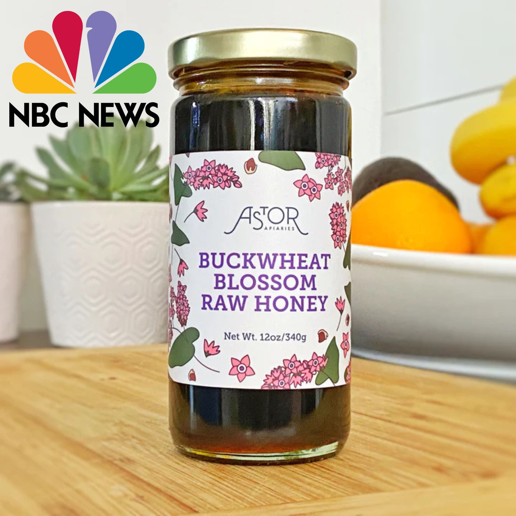 Astor Apiaries Buckwheat Blossom Raw Honey on NBC News