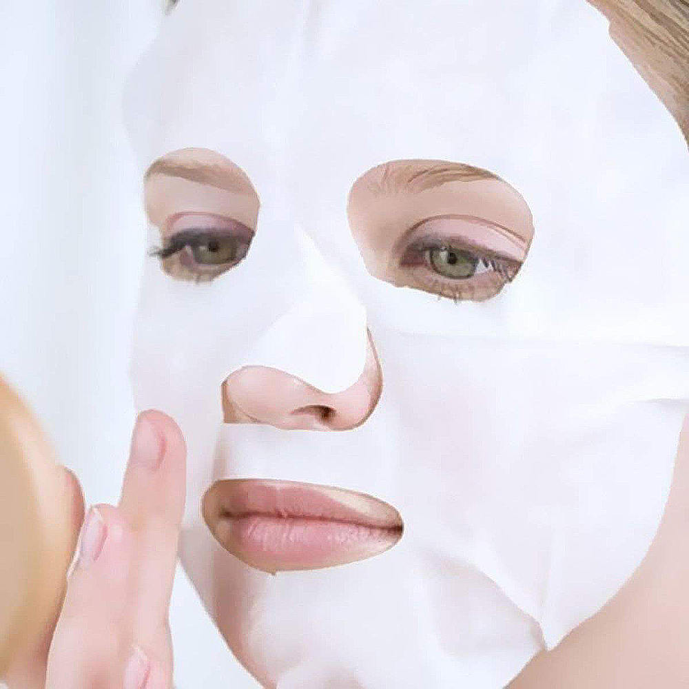 face mask with paper