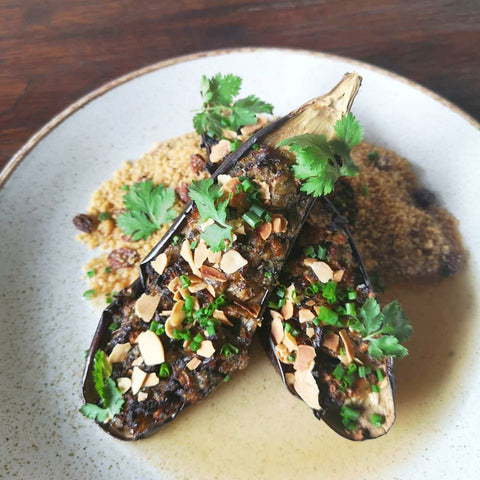 aubergine chemoula Totum restaurant nantes