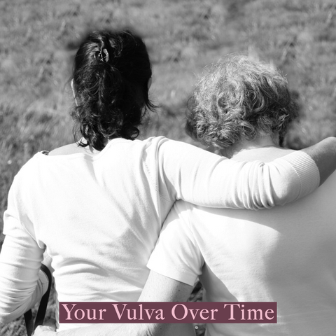 Rejuvenate Intimare Vulva Moisturizer. How your vulva changes over time.