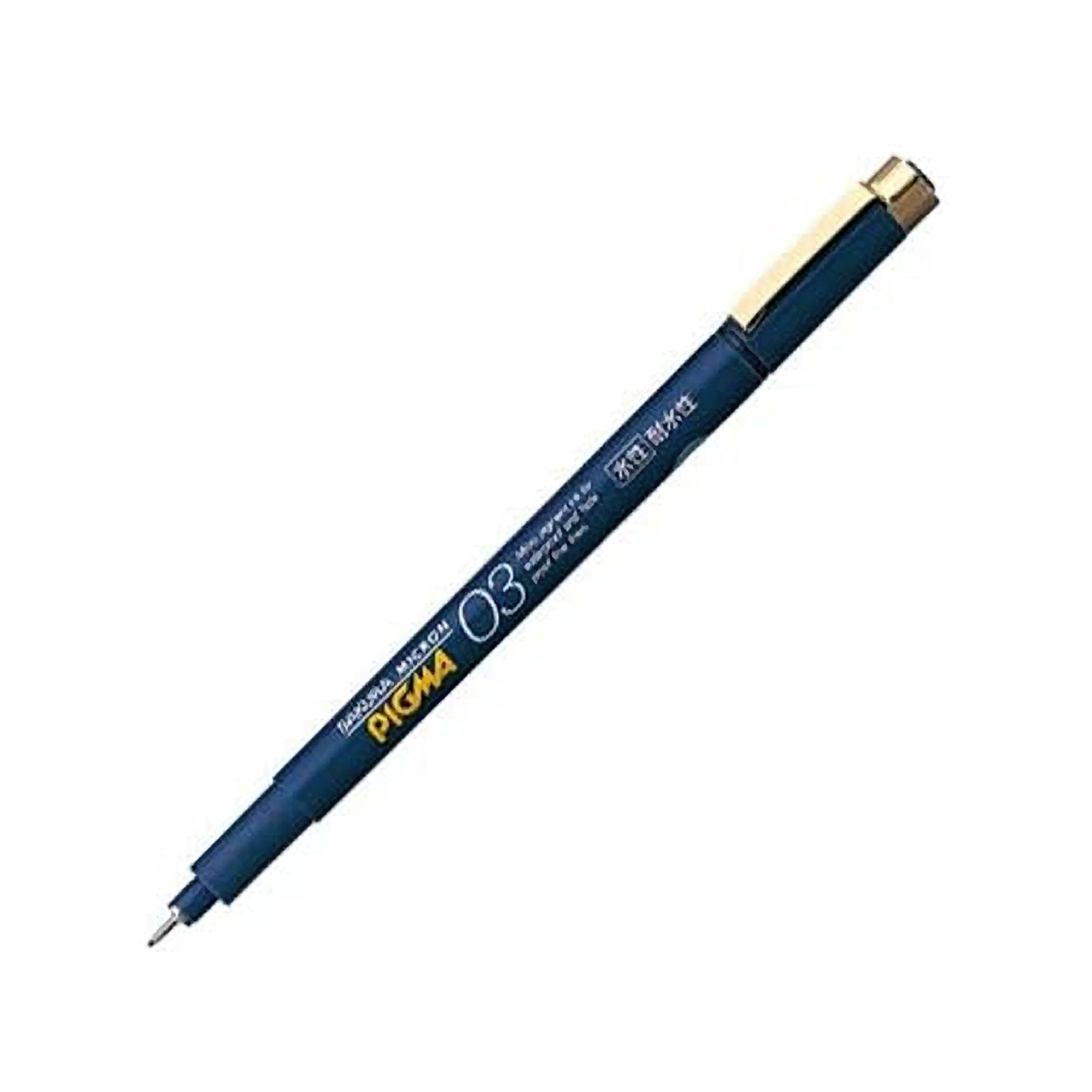 Sakura Pigma Micron BLACK SET of 3 Waterproof Pen Archival Pen Fade Resistant Pen pH Neutral Pen | ESDK-3A [Japan Import] - The Stationery Life!