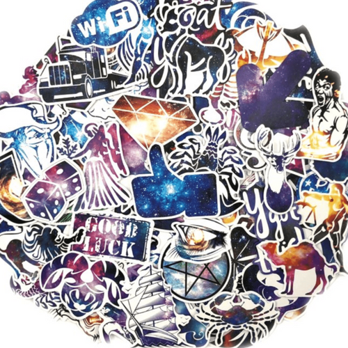 space galaxy nasa stickers and hipster sticker pack