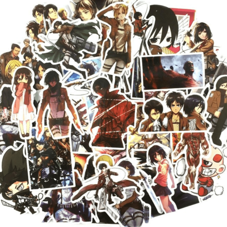 39 Pcs Stickers $7 — Attack on Titan (Anime) - Wally Pals