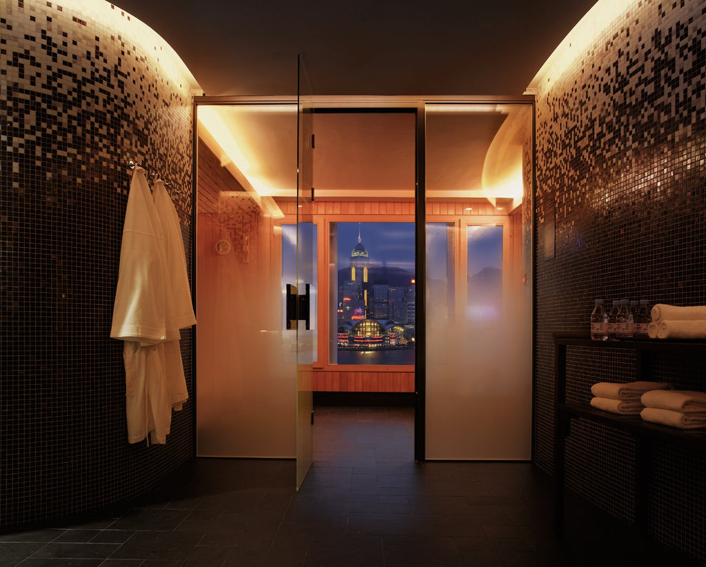 The Peninsula Spa Hong Kong Harbour View Sauna