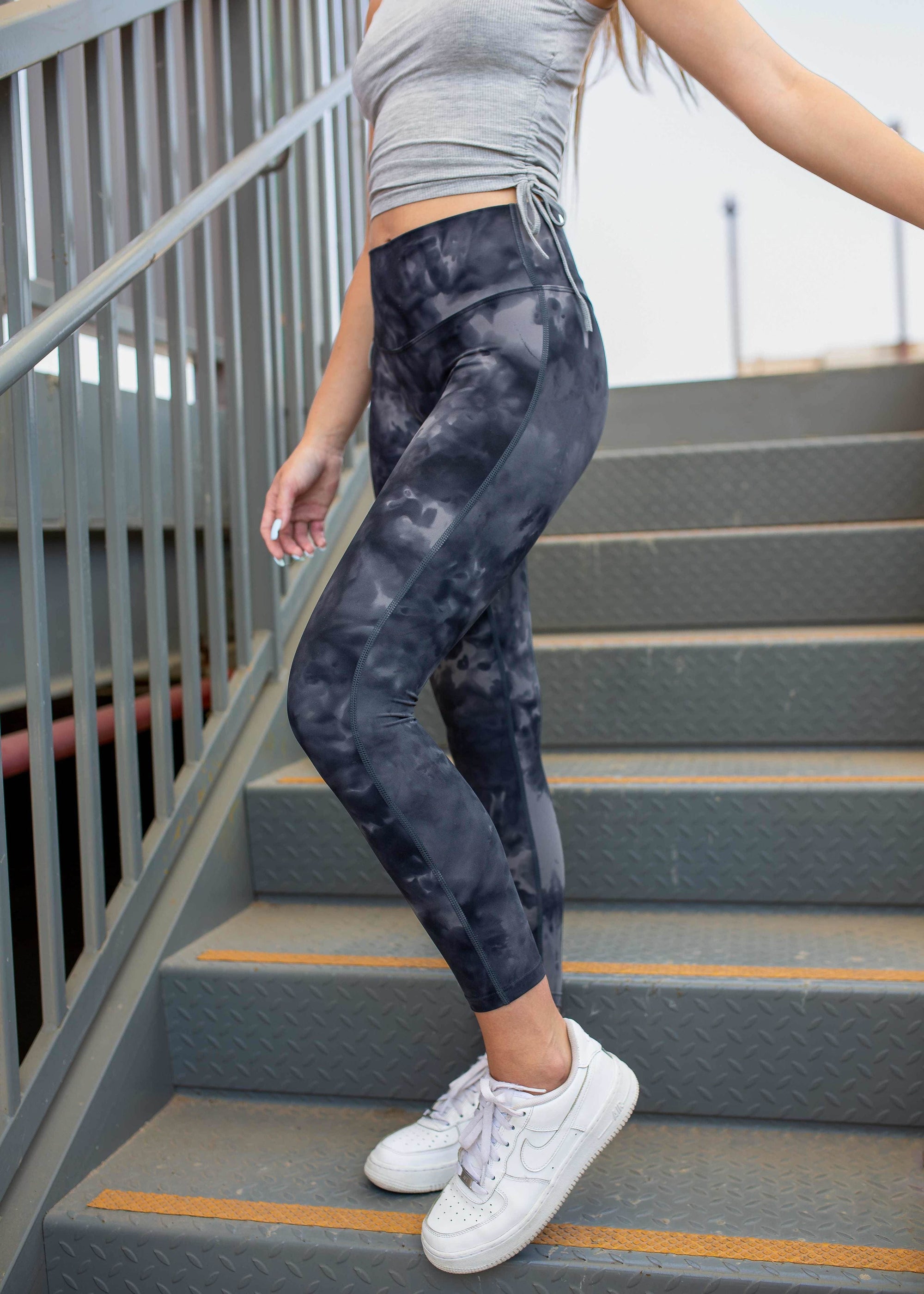 Tie-Dye High-Waisted Leggings – Zimmi Fit