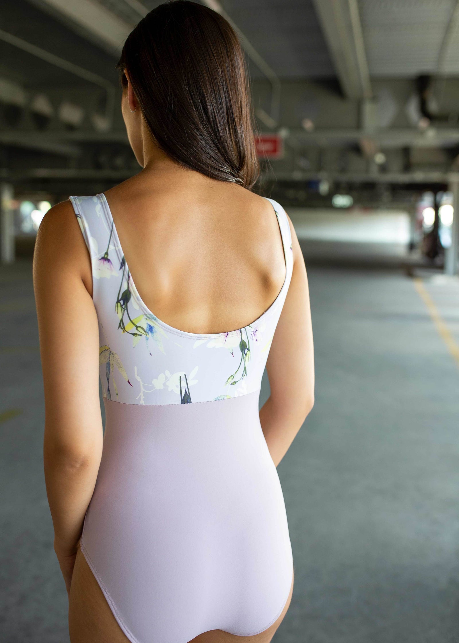 Ballet Dance Leotard  Lilac Lace Tank Leotard For Womens - Fix Dancewear