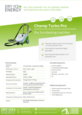 Dry ice blasting machine  Dry Ice cleaning equipment - Dry ice cleaning  equipment