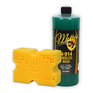 McKee's 37 Big Gold Sponge (for Rinseless or Soapy Bucket Washes)