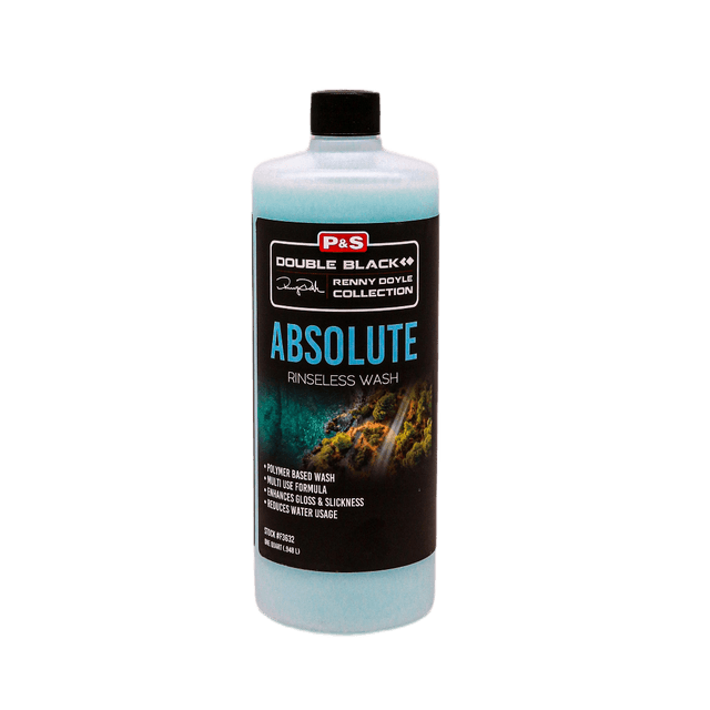 P&S Professional Detail Products - Absolute Rinseless Wash - Premium Soap  Alternative; Emulsify Dirt; Softens Water; Safe on Paint, Coatings, Wraps