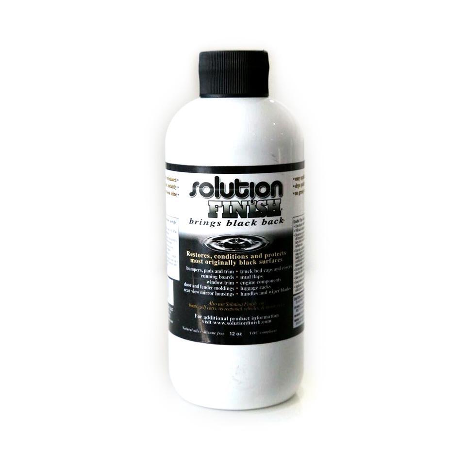 Solution Finish Black Plastic and Vinyl Restorer 1 oz.