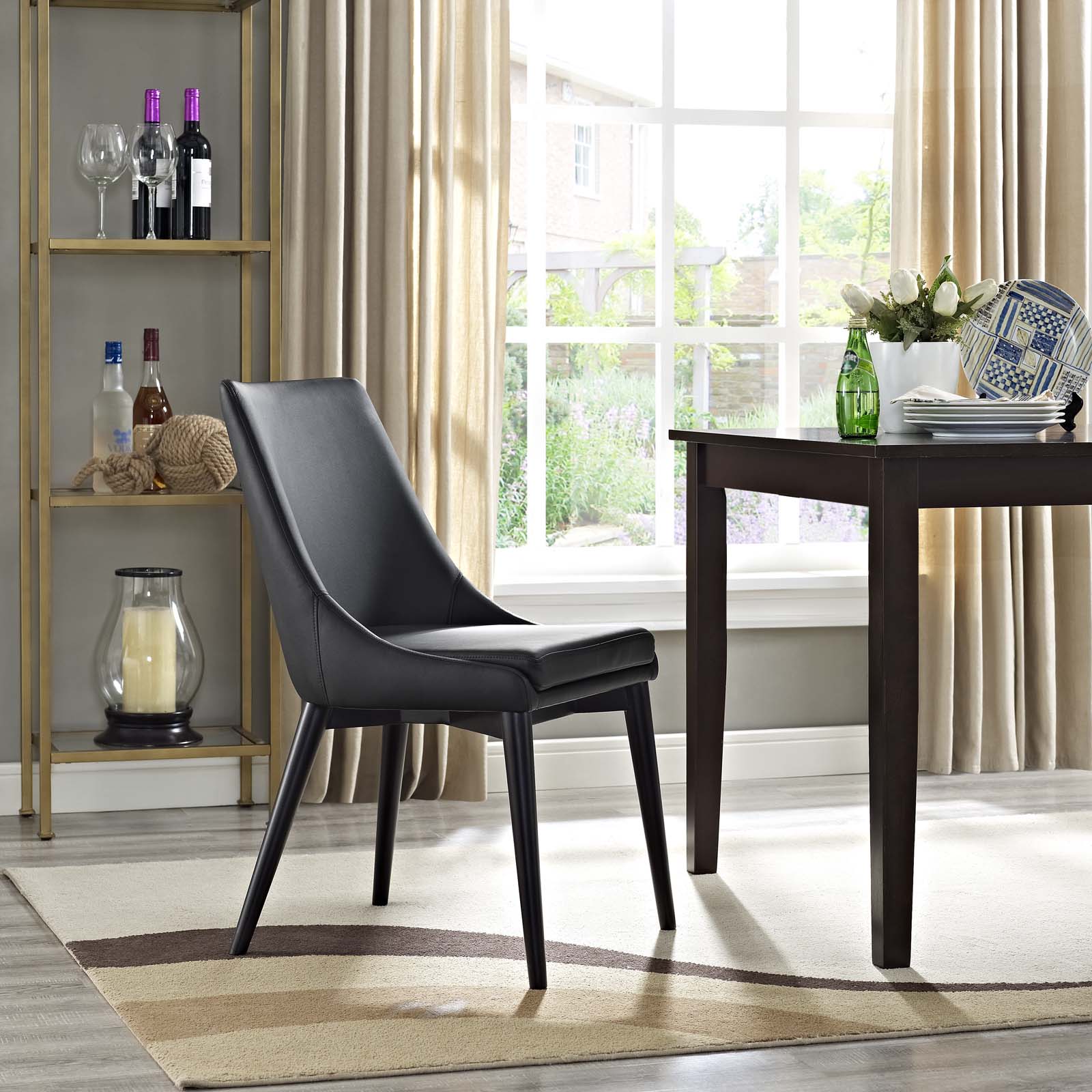 vinyl dining chairs