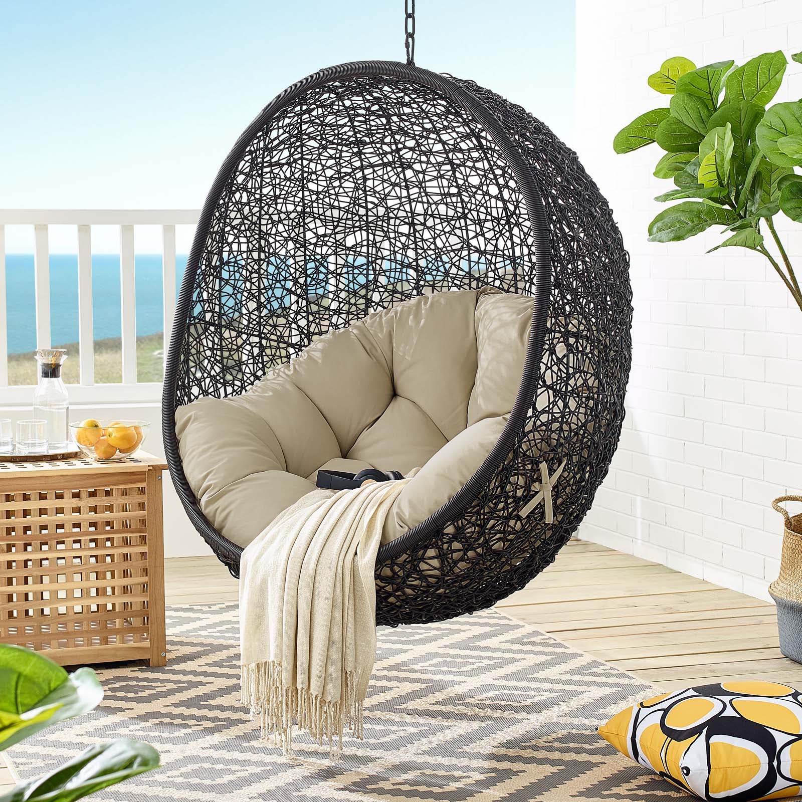 hanging egg chair without stand