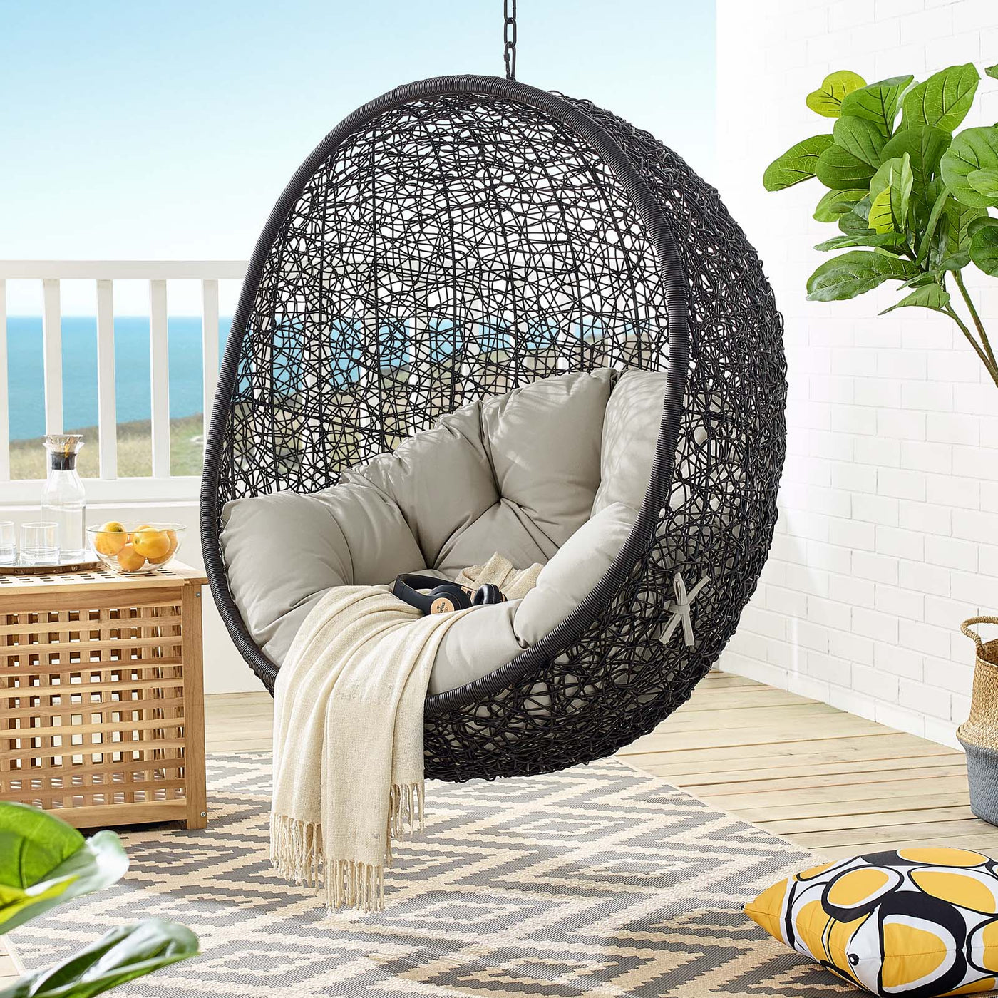 egg swing chair without stand