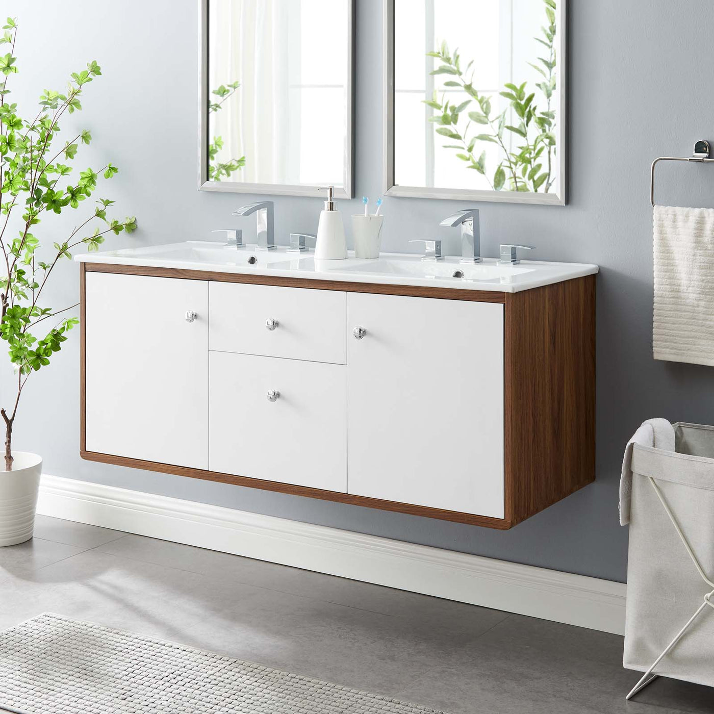 48 wall mount bathroom vanity