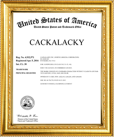 The Cackalacky® Sandwich