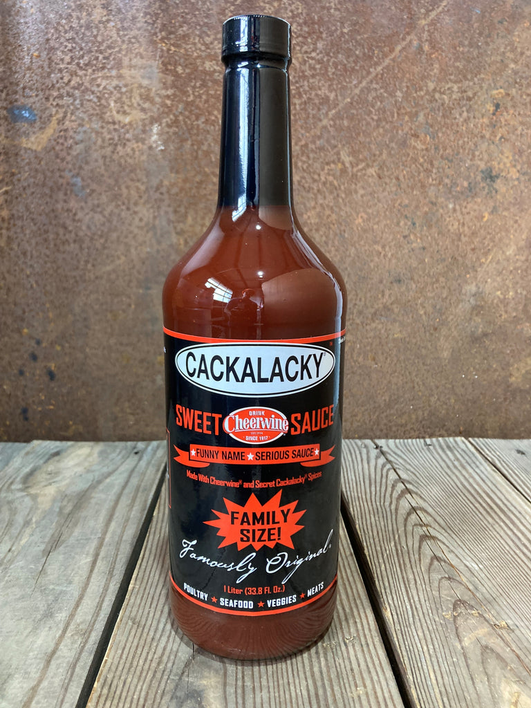 Cackalacky® Cheerwine® Sweet Sauce 1 Liter Bottle