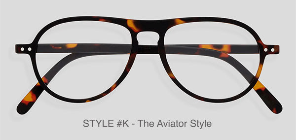 Izipizi Collection #K Aviator Style Reading Glasses at www.vertigohome.us