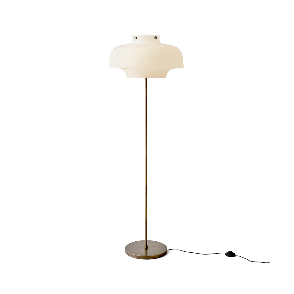 Tradition Lucca SC51 Portable Table Lamp Opal Glass / Moss Grey