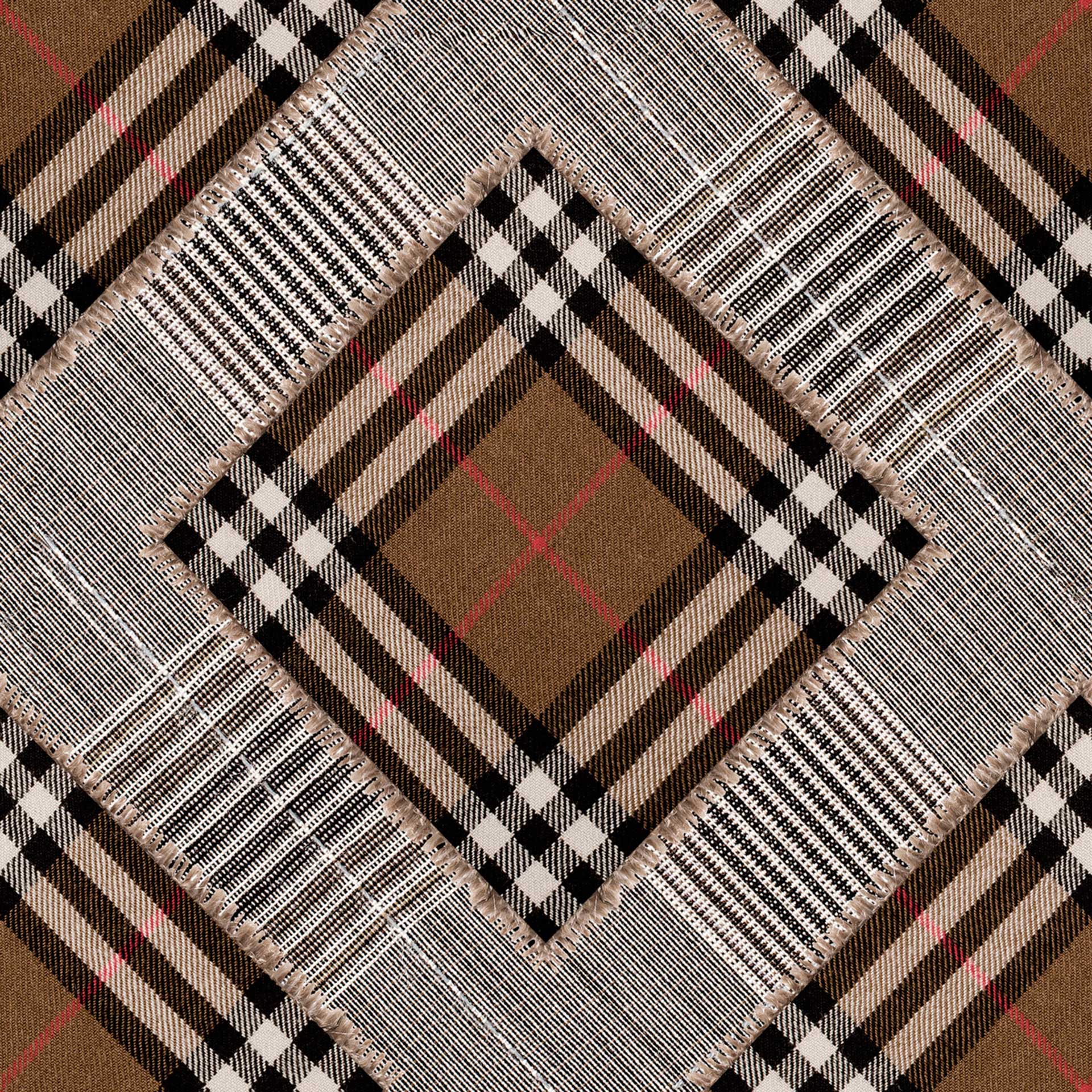 Checkered Patchwork Wallpaper by MINDTHEGAP