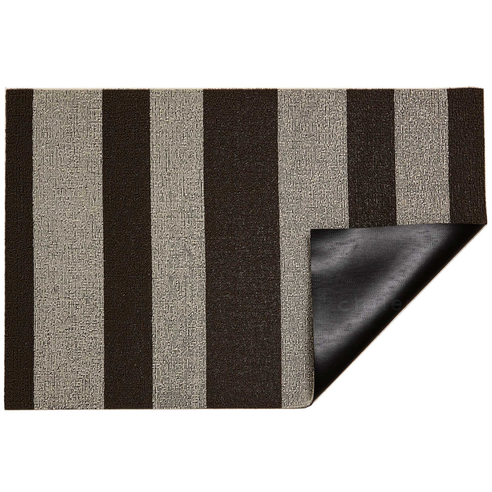 Chilewich Chilewich Shag Mats 2 X 3 (ft) Shadow Indoor/Outdoor Stripe Area  Rug in the Rugs department at