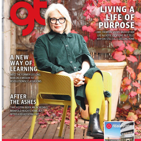 Founder of Cecily Clune, Libby Thomson on the cover of GT Magazine