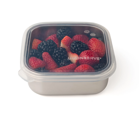 U-Konserve Container, Silicone + Stainless, Large, 50 Ounce